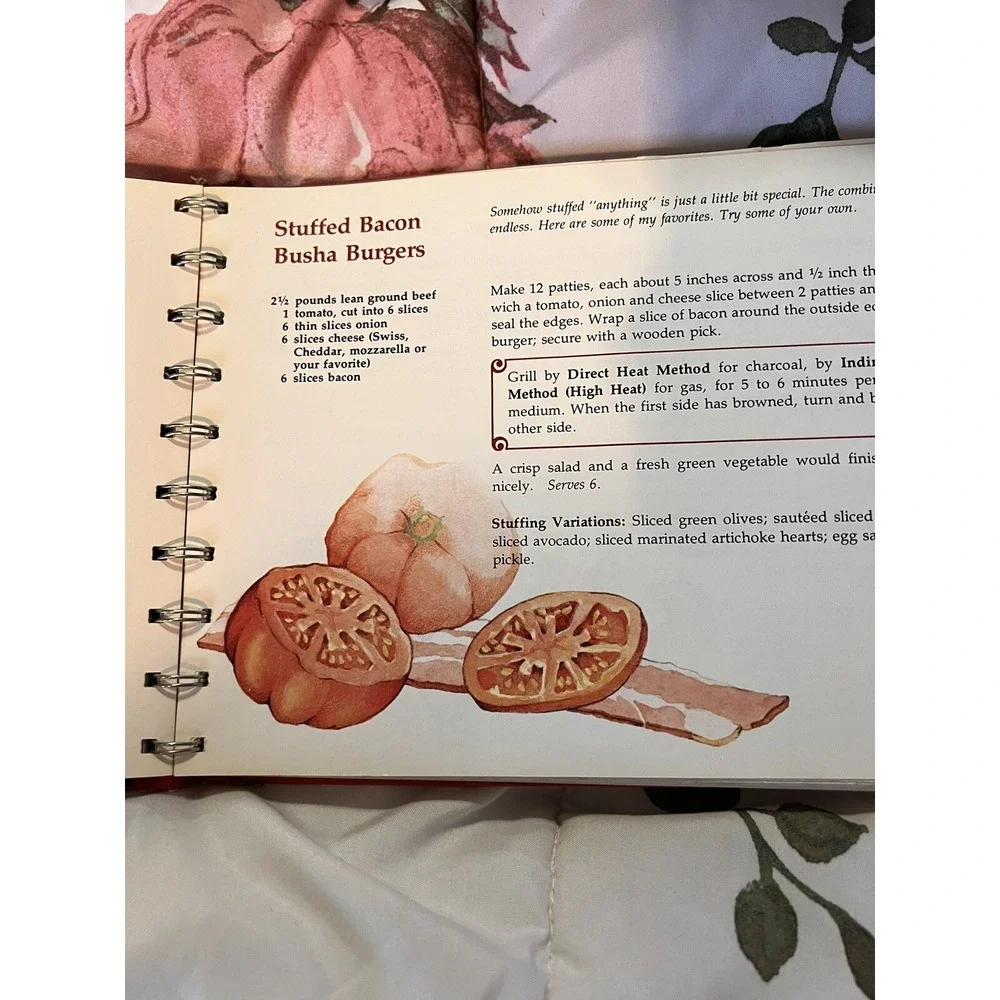 Elegant Fare from the Weber Kettle by Jane Wood Grill Cookbook Recipe Cards 1978